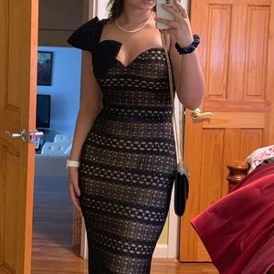 Jovani Black lace dress 35298